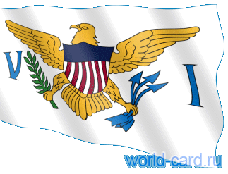 Флаг Виргинских островов США анимационный gif